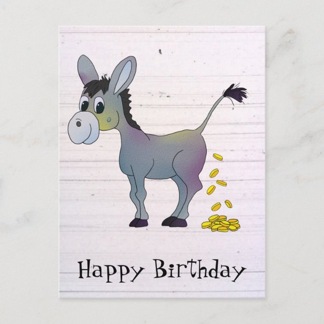 Goldesel Vykort (Framsida)