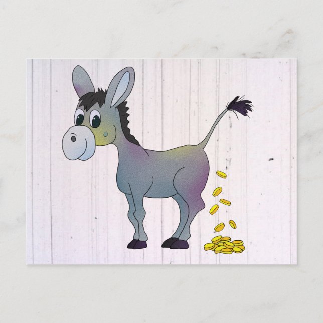 Goldesel Vykort (Framsida)