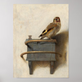 Goldfinch 1654 av Carel Fabritius Poster