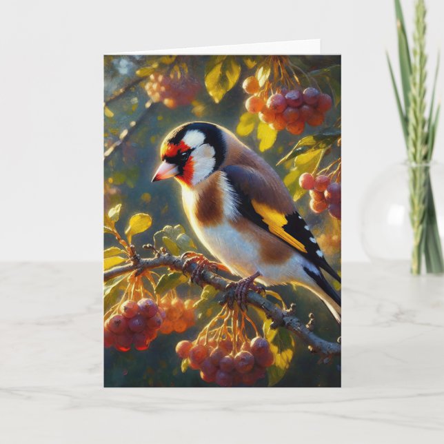 Goldfinch 2 kort (Framsida)