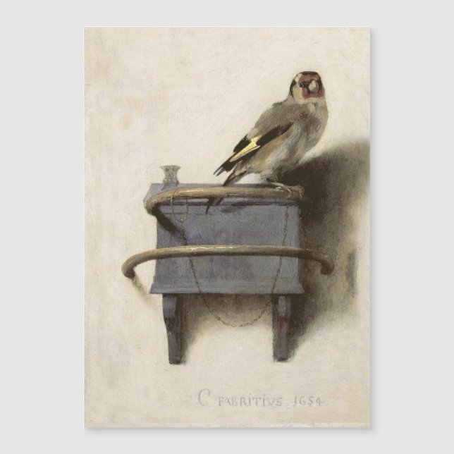 Goldfinch av Carel Fabritius (Framsida)