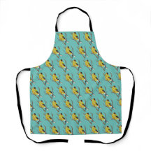 Goldfinch Bird Apron, Medium Apron