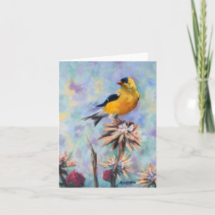 Goldfinch Bird Fine Art Tillfällen Kort