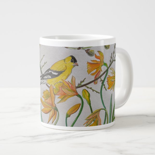 Goldfinch & Daffidols Mugg Jumbo Mugg (Framsida höger)