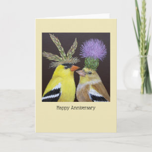 Goldfinch-jubileumskort Kort