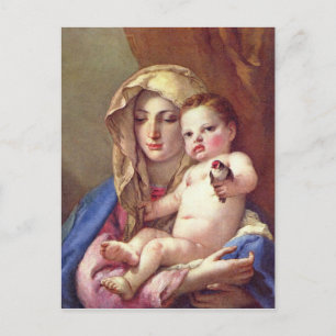 Goldfinch-madonna Vykort