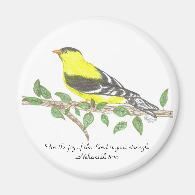 Goldfinch Magnet (Framsidan)