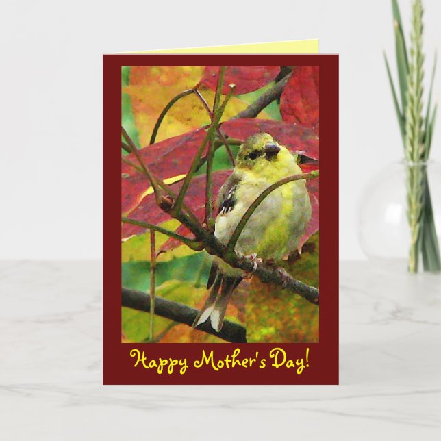 Goldfinch Mors dag Kort (Framsida)
