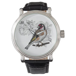 Goldfinch och ro armbandsur