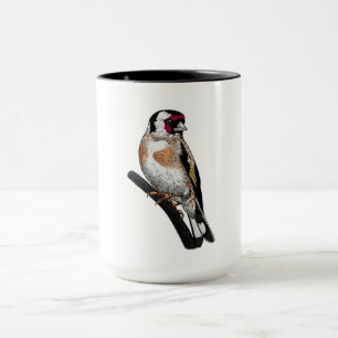 Goldfinch teckning mugg