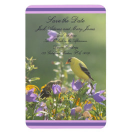 Goldfinch Vår Garden Wedding Wedding Magnet