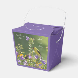Goldfinch Vår Garden Wedding Wedding Presentaskar