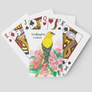 Goldfinch Washington State Souvenir Goldfinch Kortlek