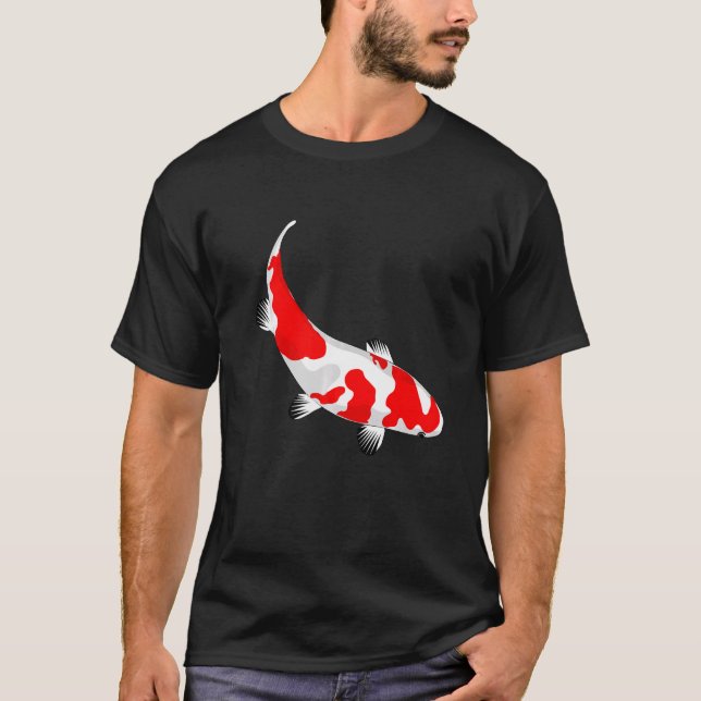 Goldfish Artistic Fish Koi Carp T Shirt (Framsida)