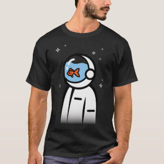 Goldfish Astronaut T Shirt