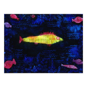 Goldfish av Paul Klee Fototryck