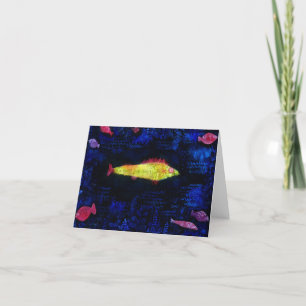 Goldfish av Paul Klee Tack Kort