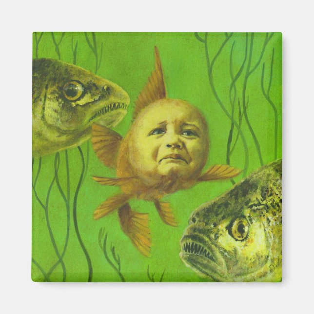 Goldfish Baby Mutant Design Magnet (Framsidan)