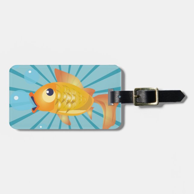 GOLDFISH BAGAGEBRICKA (Horisontell Framsida)