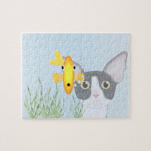 Goldfish Bowl Puzzle Pussel (Horisontell)