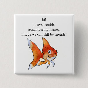 Goldfish Button - Låt oss vara vänner Knapp