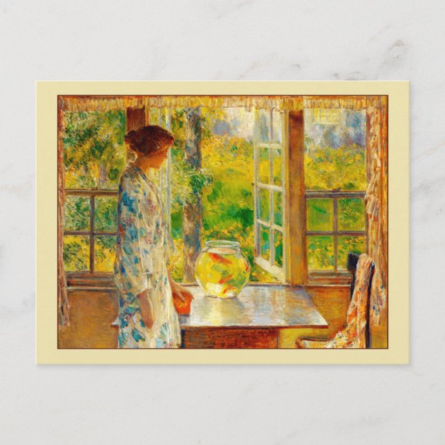 Goldfish Fine Art Hassam Vykort (Framsida)