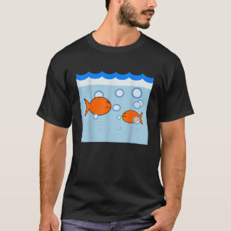 Goldfish Fishbowl Fish Bowl Tank Aquarium Hallowee T Shirt