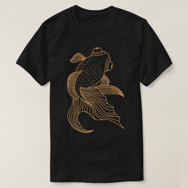 Goldfish Freshwater Fish Aquarist Hobby Aquarium F T Shirt (Design framsida)
