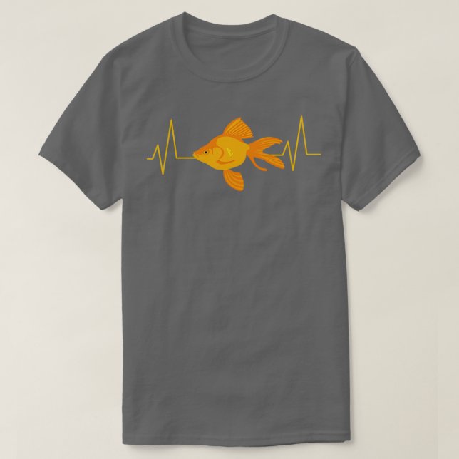 Goldfish Heartbeart T Shirt (Design framsida)