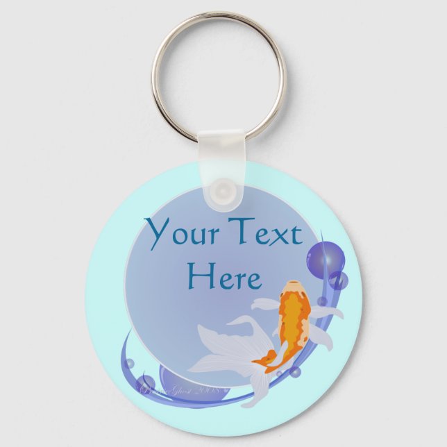 Goldfish Keychain Nyckelring (Framsida)