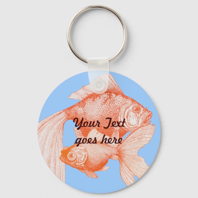Goldfish Keychain Nyckelring (Framsida)