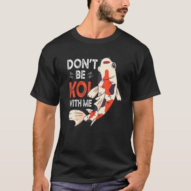 Goldfish Koi Food Pond Food Koi och Goldfish Japa T Shirt (Framsida)