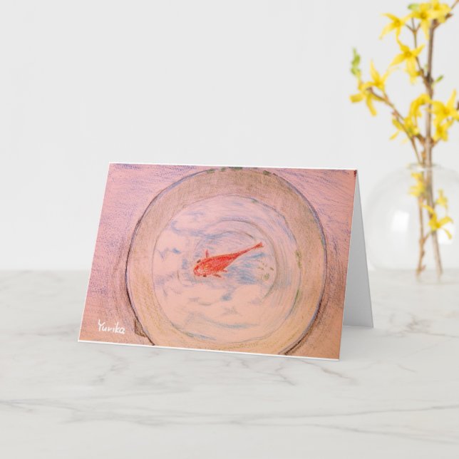 Goldfish Kort (Gul blomma)