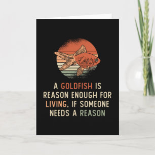 Goldfish Living Reason Aquarium Animal Fung Fish Kort