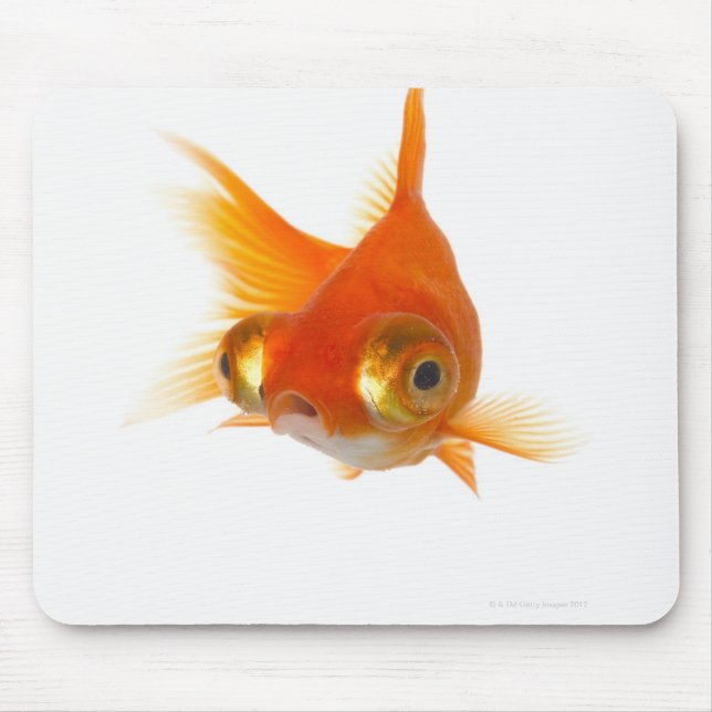 Goldfish med Big öga Musmatta (Framsidan)