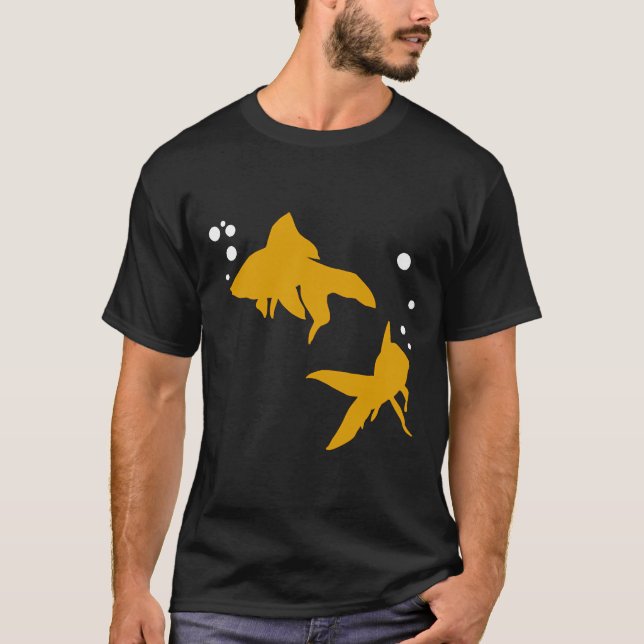 Goldfish Mönster Don Be Koi T Shirt (Framsida)