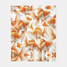 Goldfish Mönster och Fleece Blanket