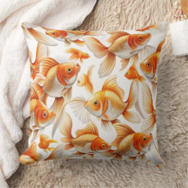 Goldfish Mönster och Fleece Blanket Kudde