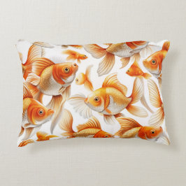 Goldfish Mönster och Fleece Blanket Prydnadskudde