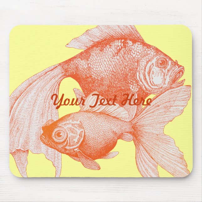 Goldfish Mousepad Musmatta (Framsidan)