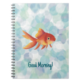 Goldfish Notizbuch im Watercolor+Style Anteckningsbok