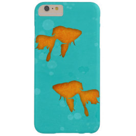 Goldfish-orange silhouettes in turkos vatten