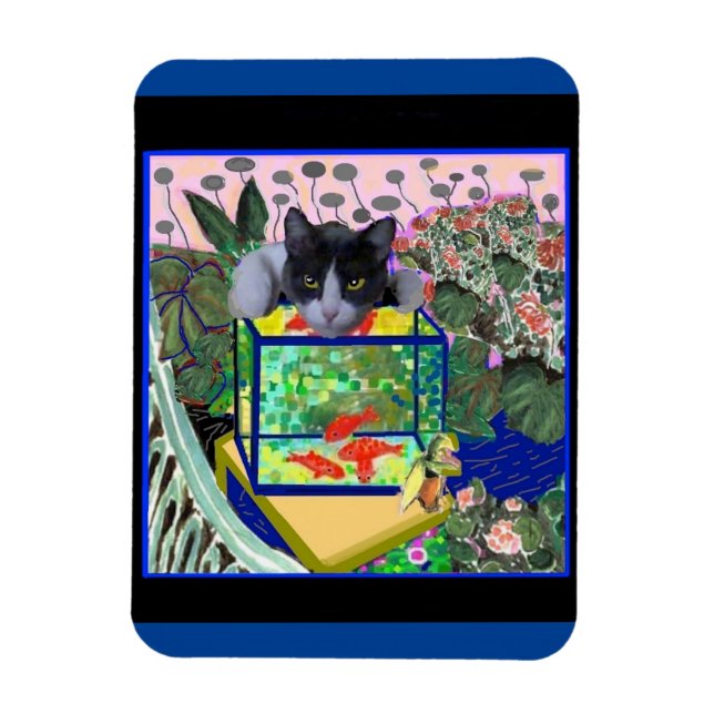 Goldfish Parody of Matisse Magnet (Vertikal)