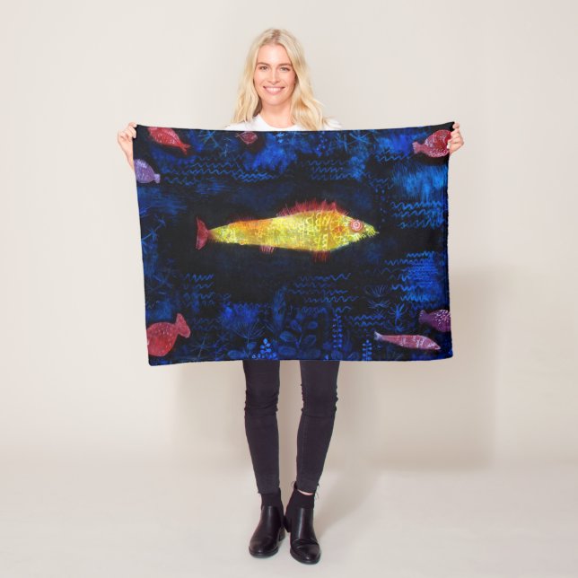 Goldfish, Paul Klee Fleecefilt (På plats)