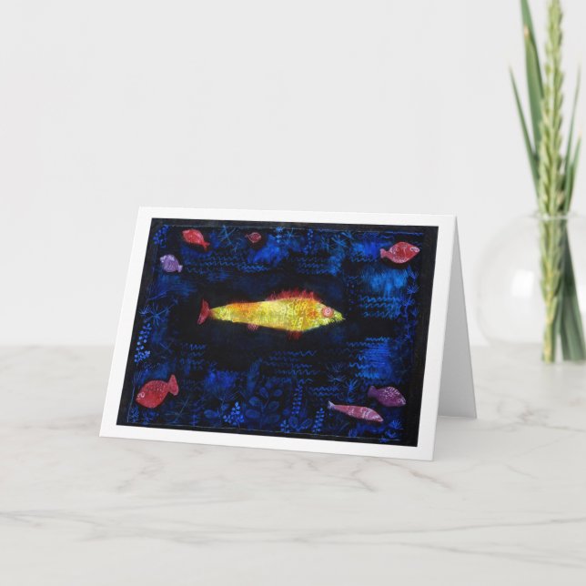 Goldfish Paul Klee Kort (Framsida)