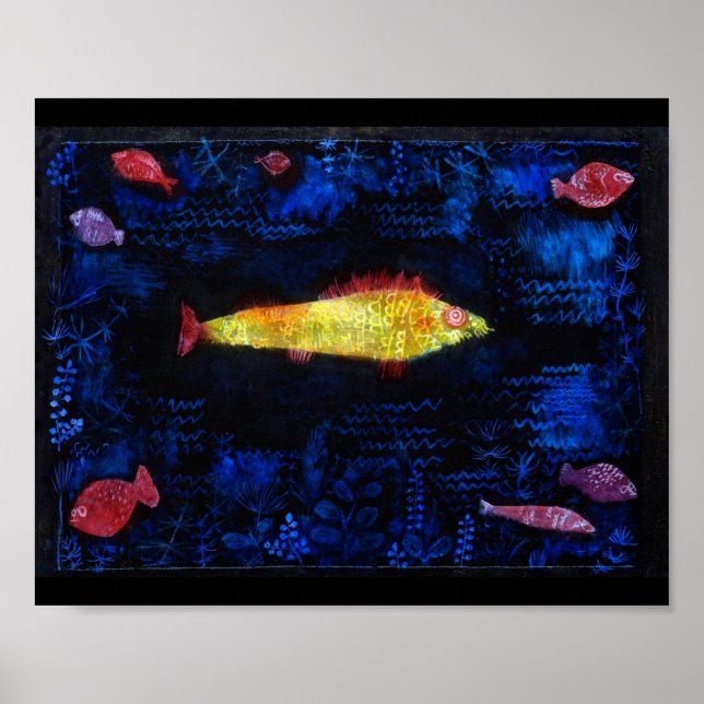 Goldfish, Paul Klee Poster (Framsidan)