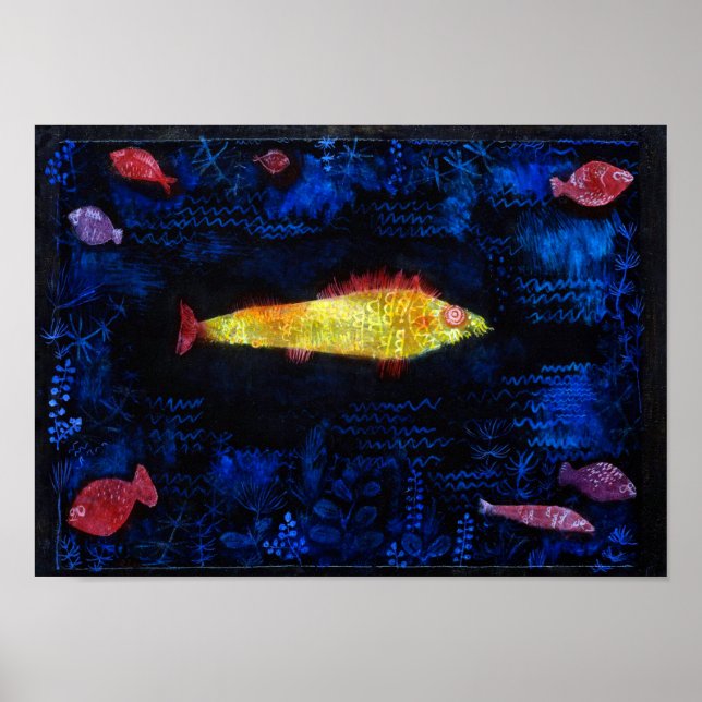 Goldfish, Paul Klee Poster (Framsidan)