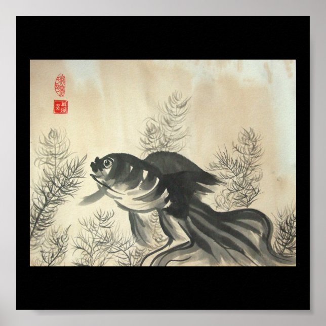 Goldfish Poster Skriv ut (Framsidan)