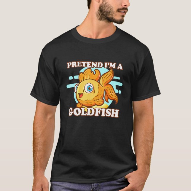Goldfish predikar Im A Goldfish Fish Tank Fanatic T Shirt (Framsida)
