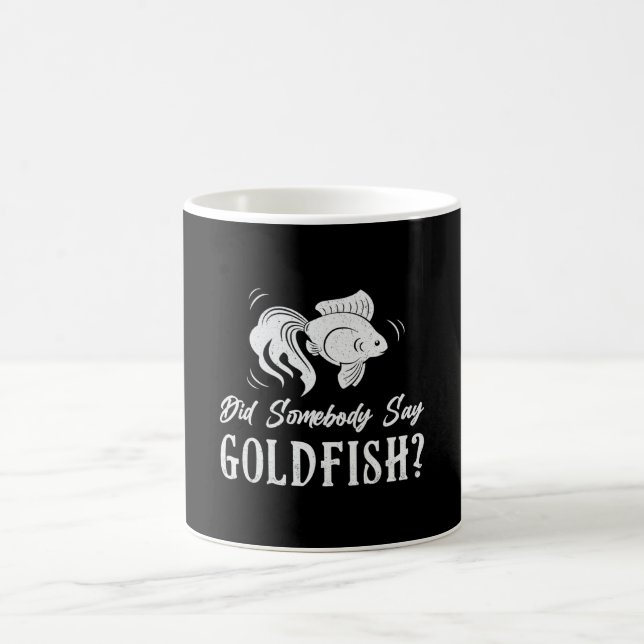 Goldfish sa att Goldfish Aquarium Kaffemugg (Center)